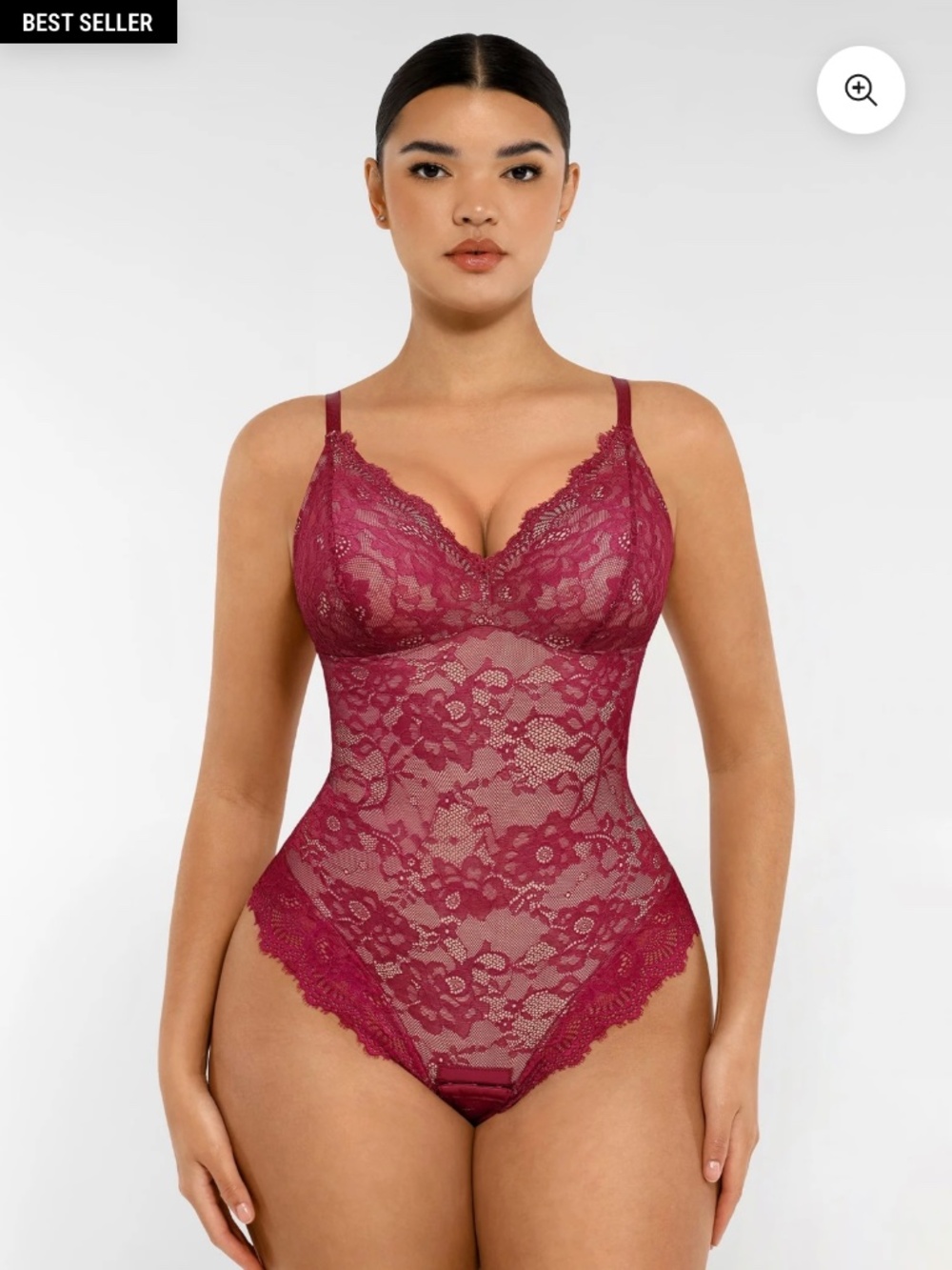 Lace Shapewear Bodysuit (Size L)